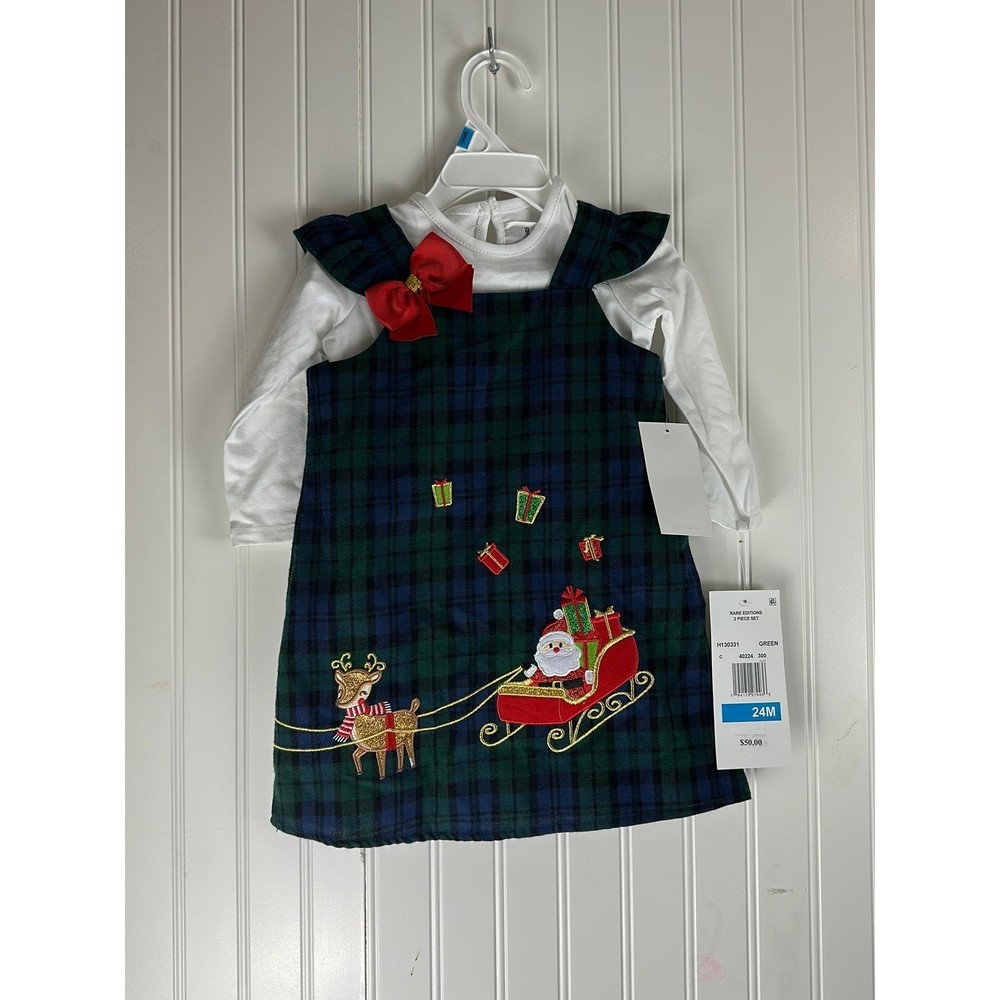 Rare Edition 2pc Set Girls Dress and top size 18 months